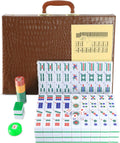 Chinese Mahjong Game Set with Carrying Travel Case V984