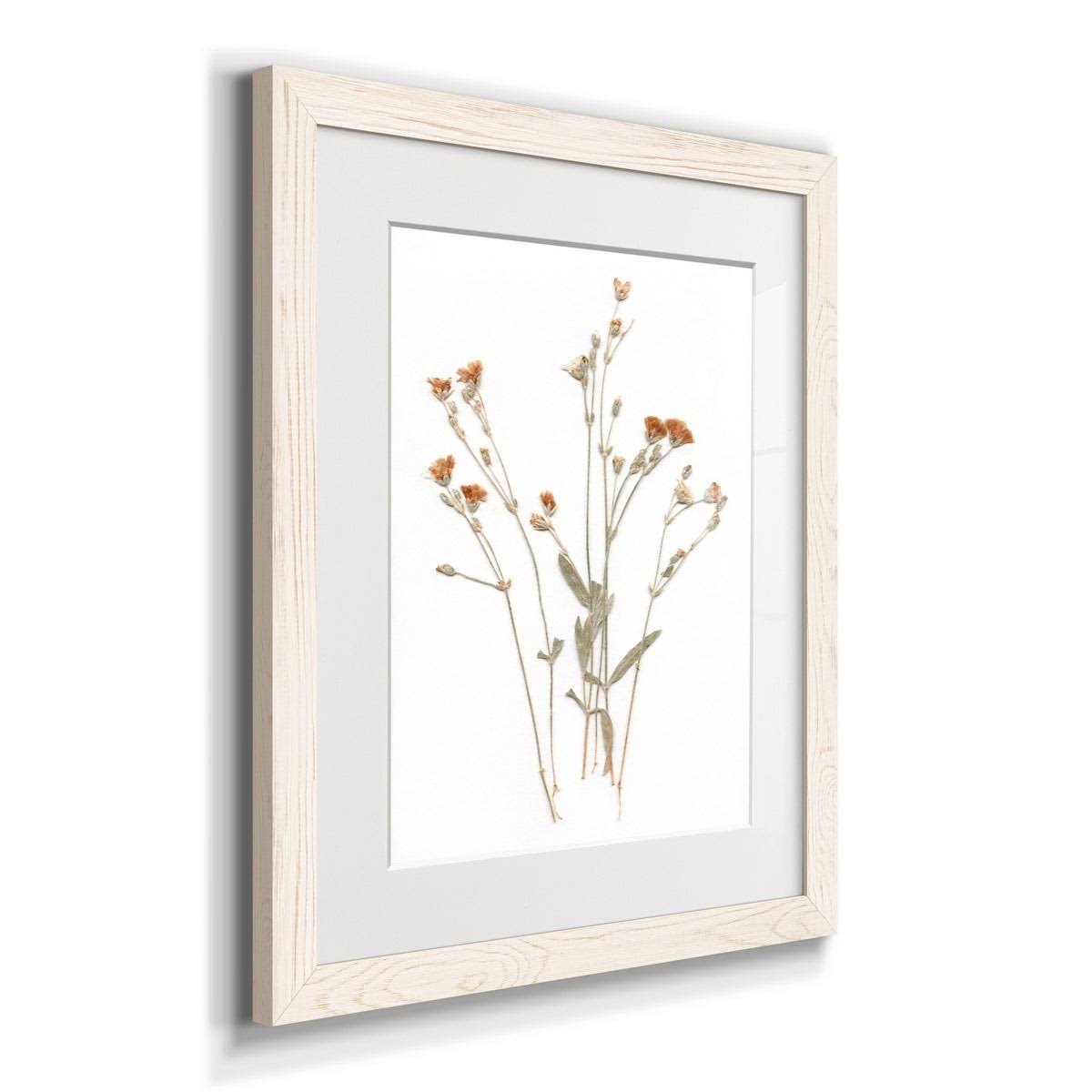 White Framed Print U735
