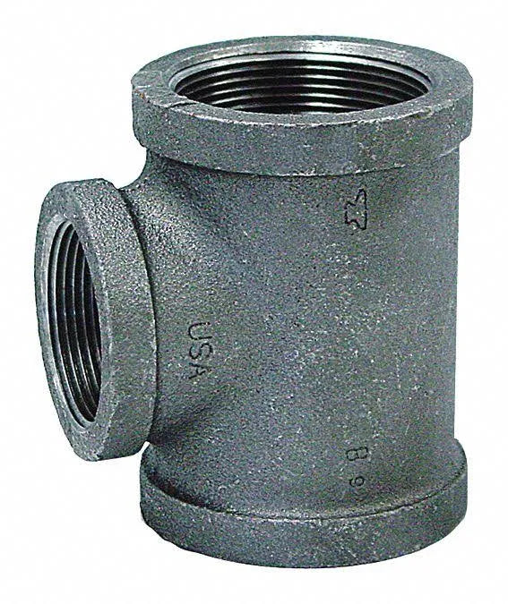 2-1/2x22 x 1-1/2x22 x 2x22 FNPT Galvanized Reducing Tee I3883