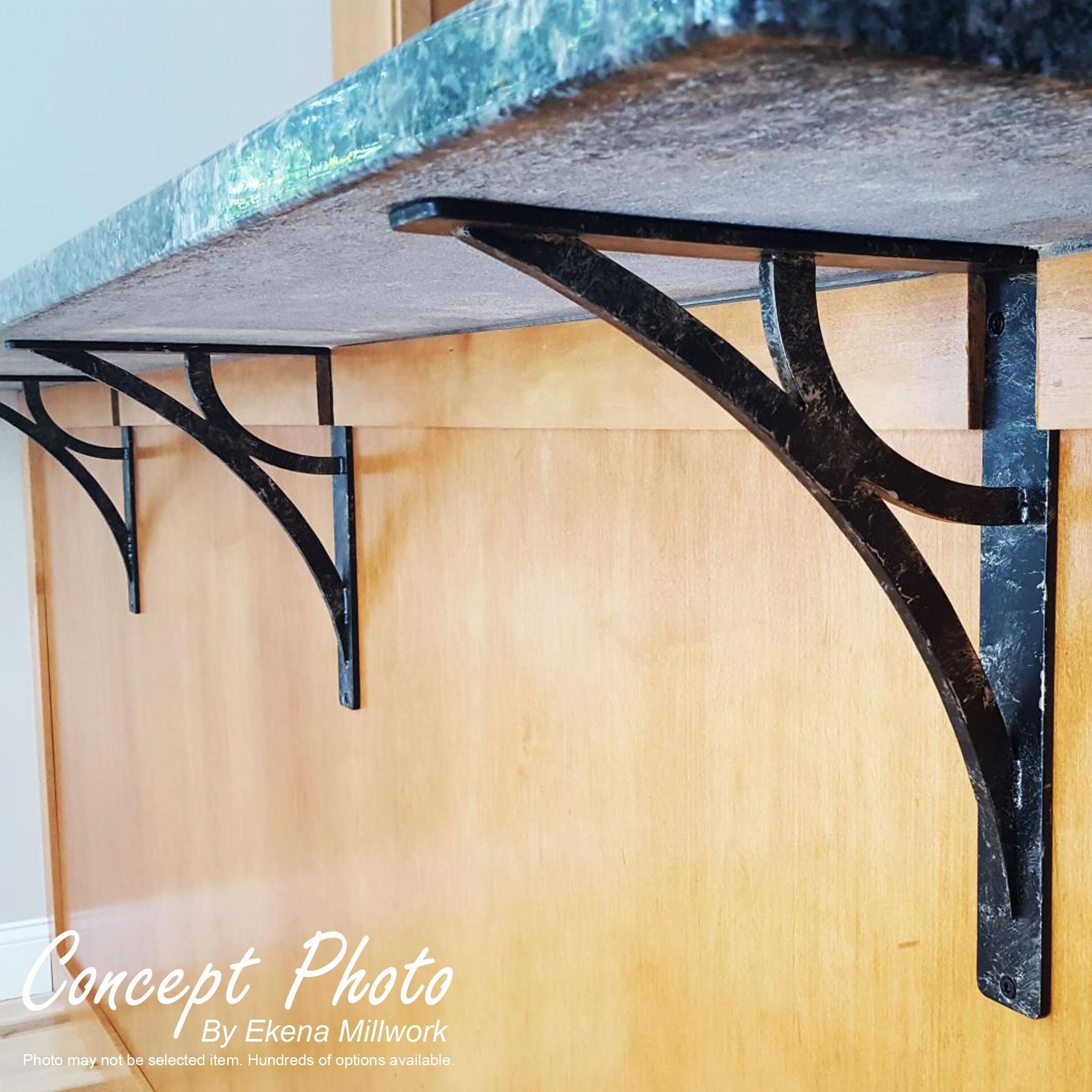 2 x 10 x 12 in. Wrought Iron Bracket X872909