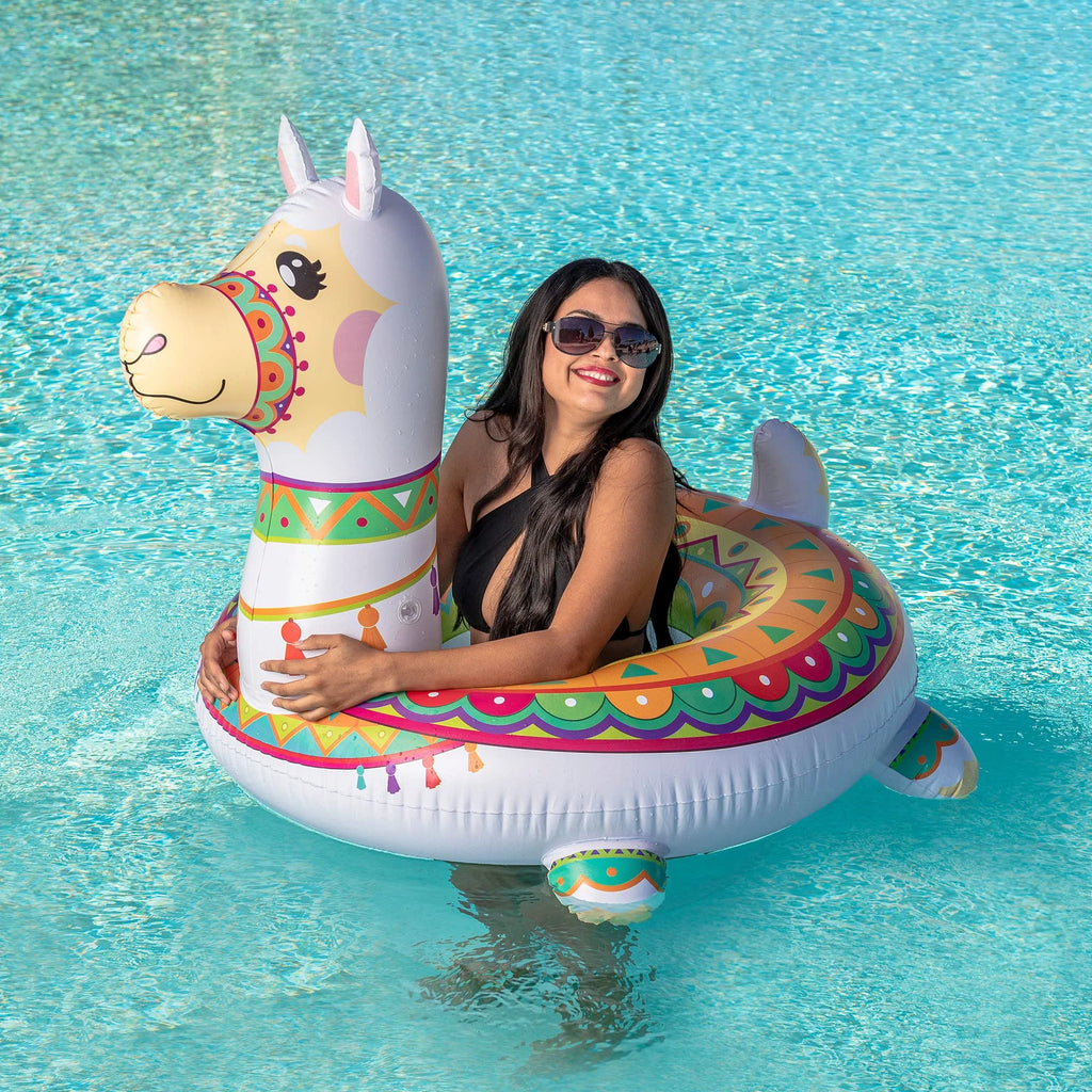 Inflatable Llama Pool Float 43.5” Y228939