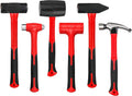 6-Piece Hammer Set with Fiberglass Handle J73327