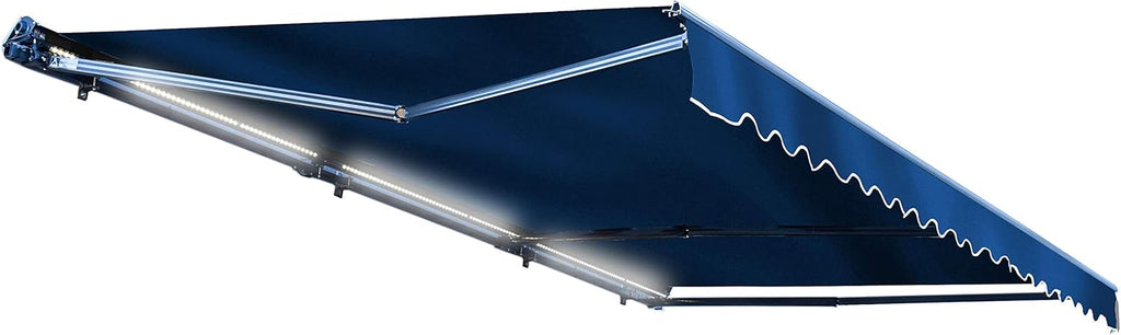 Green Motorized Retractable Patio Awning 16 x 10 Feet B61785