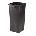 Black 23 Gallon Square Trash Can F23767