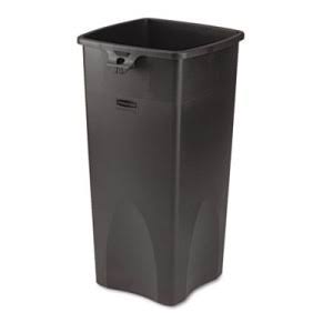 Black 23 Gallon Square Trash Can F23767