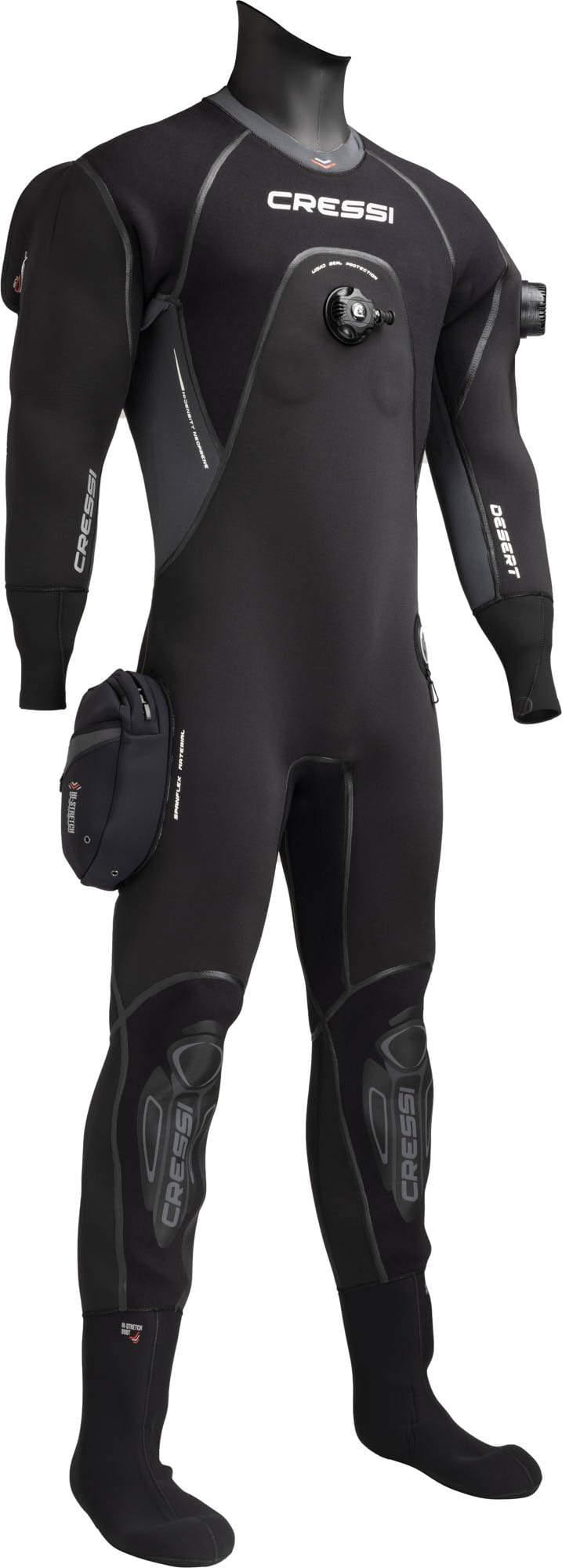 Black X-Small 4mm Lady Drysuit F3621