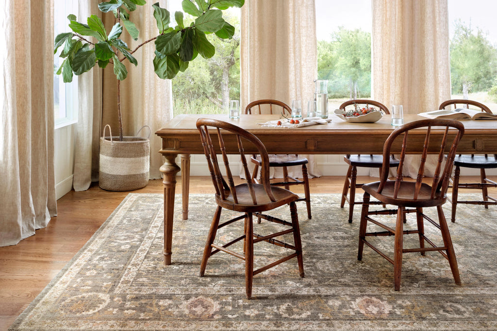 Sage/Blush 2'-7" x 8'-0" Area Rug I17065