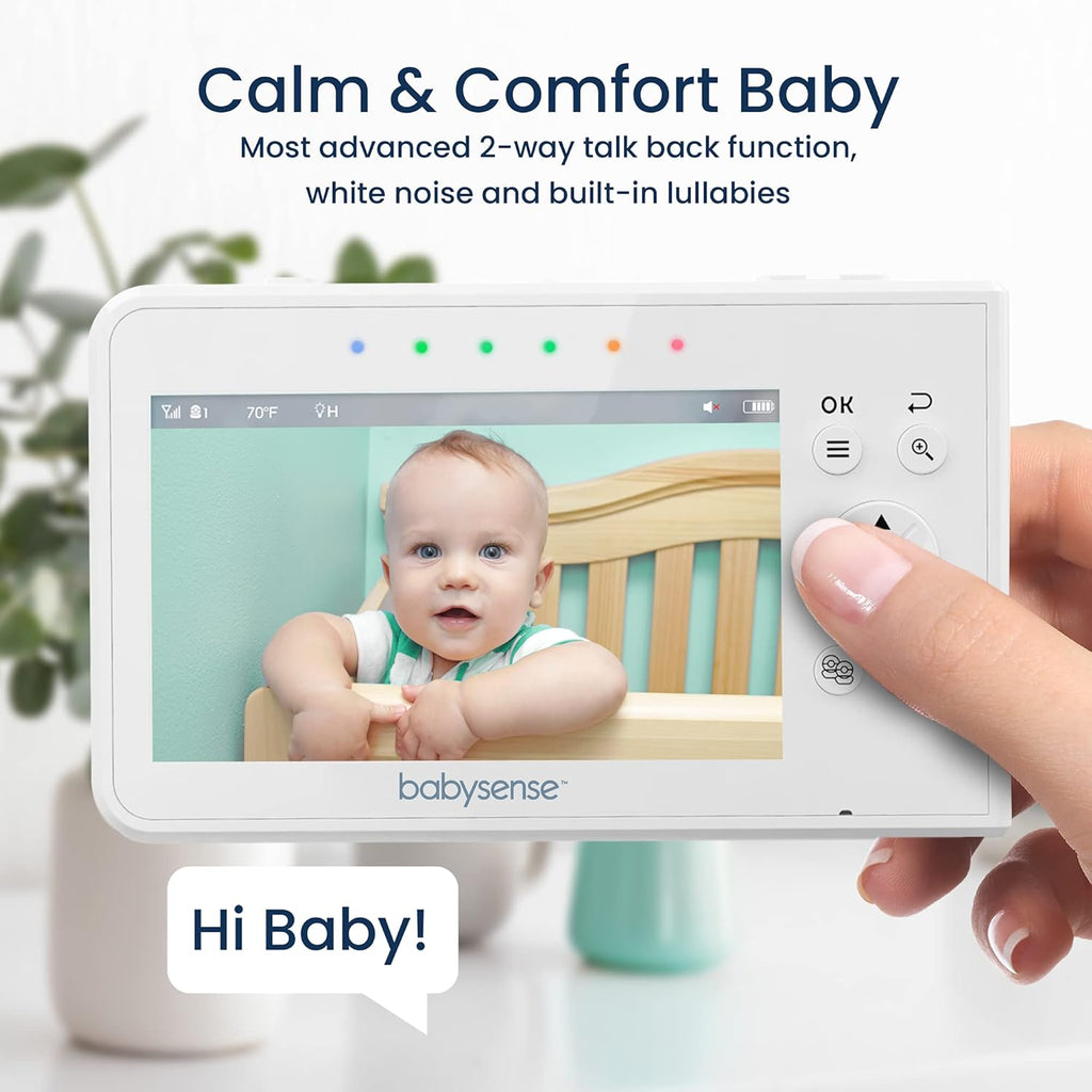 4.3 Split Screen Video Baby Monitor with Two Cameras F8651