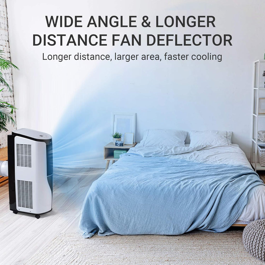 Portable Air Conditioner 10,000 BTU with Remote Control, 3 in 1 Cooling, Dehumidification, Fan Z292726
