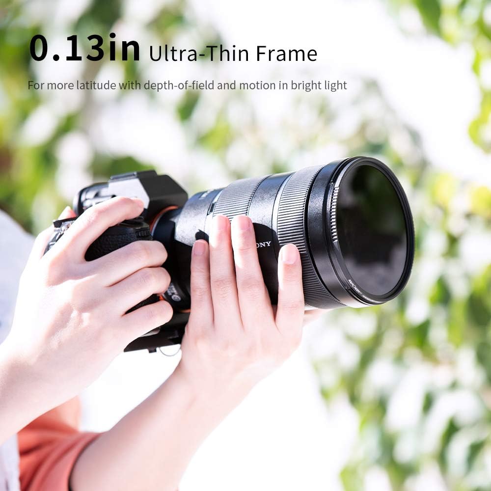67mm Fixed ND Lens Filter Kit with 28 Layers Multi-Coated HD Optical Glass and 4-Filter Pouch I373