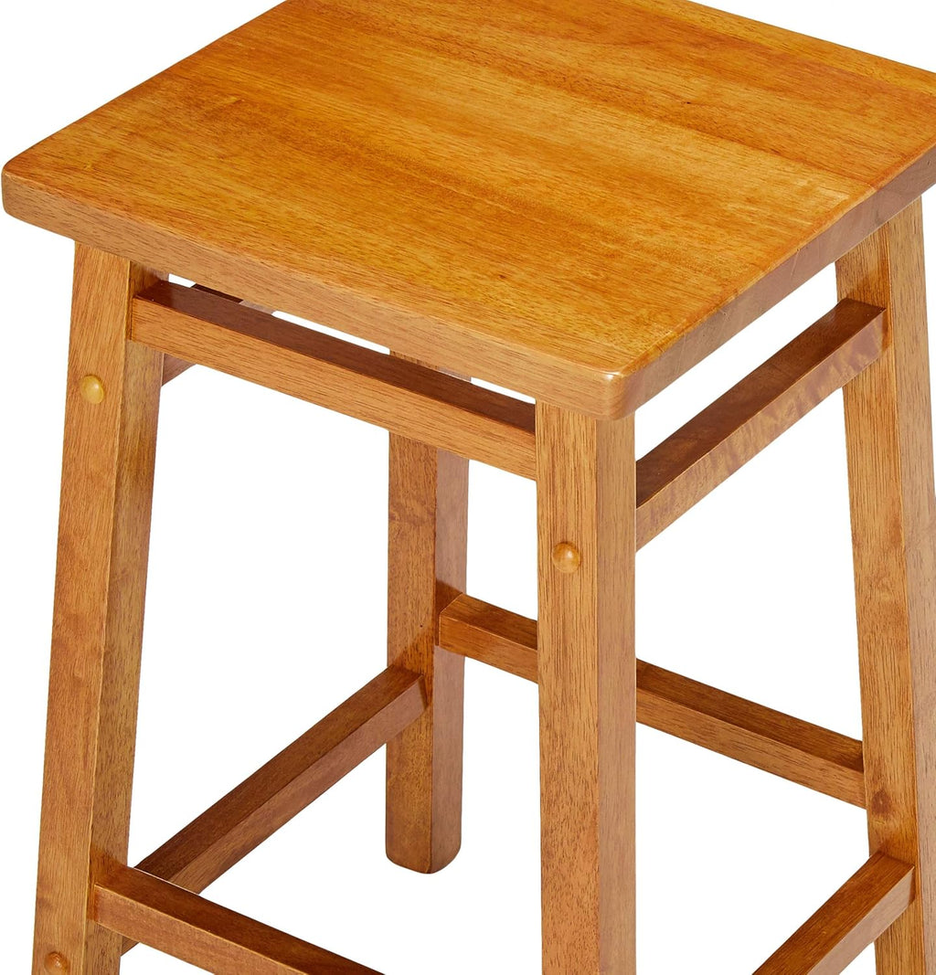 Teak Bar Stool, Pack of 2 O11308
