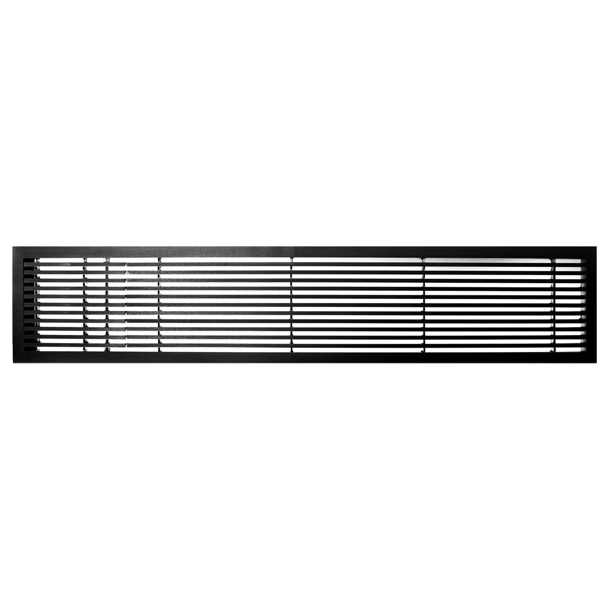 Black-Matte Aluminum Fixed Bar Air Vent Grille R99495