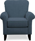 Navy Performance Fabric Accent Chair N129