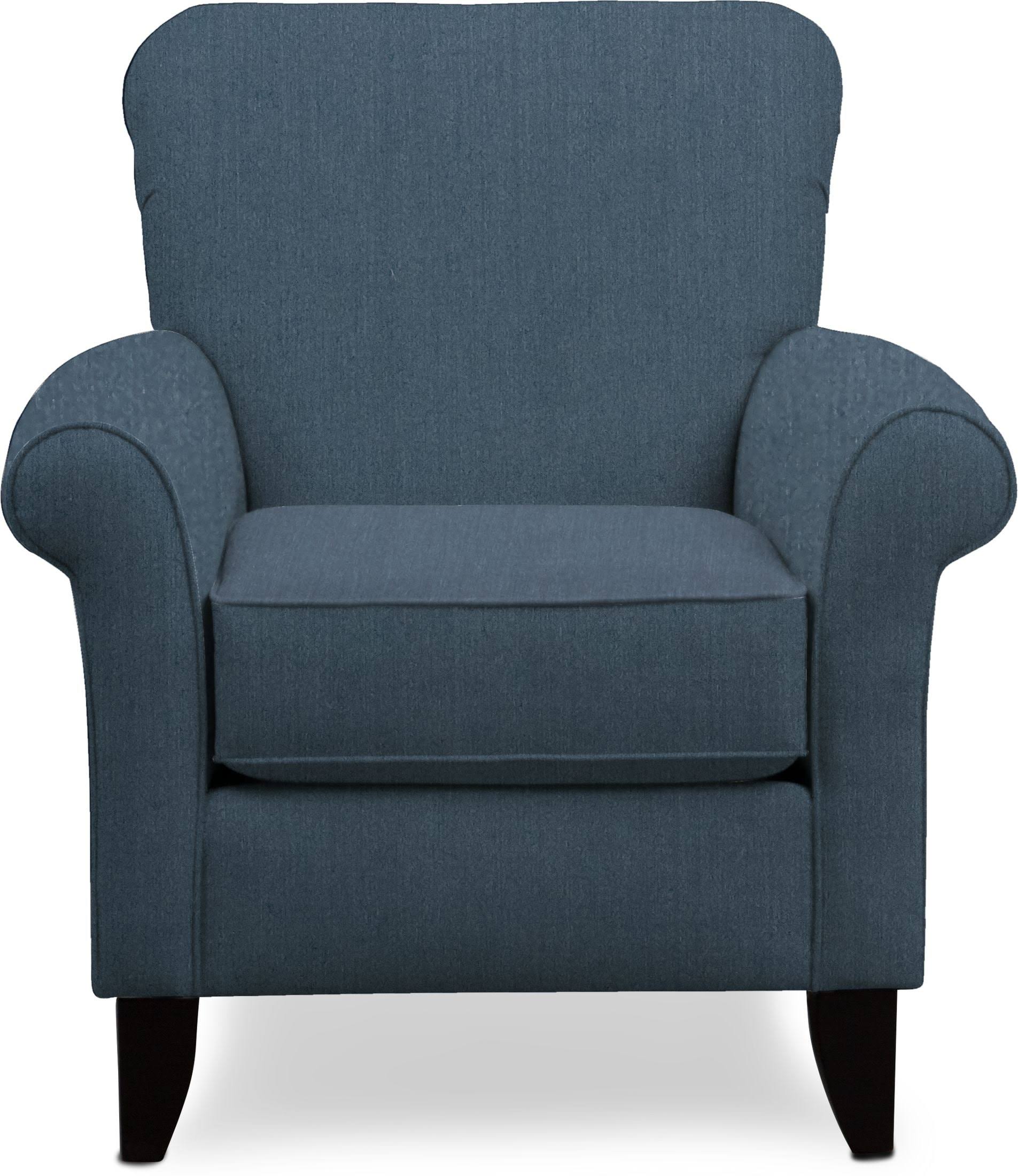 Navy Performance Fabric Accent Chair N129