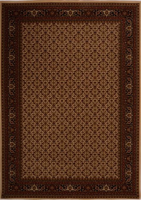 Red Rectangle 8x11 ft Synthetic Carpet R1126