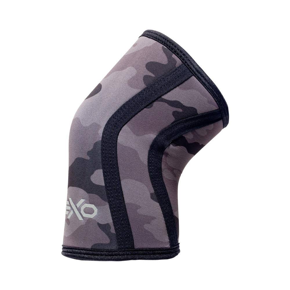 5mm Neoprene Compression Fit Knee Sleeves - Small - Black Camo X3078