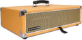 Vintage 2U Amp Rack Case with Rubber Feet, Dust Cover, Kickstand, Orange U5709