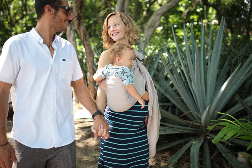 Baby Carrier Bamboo and Linen Fabric Wrap S67132