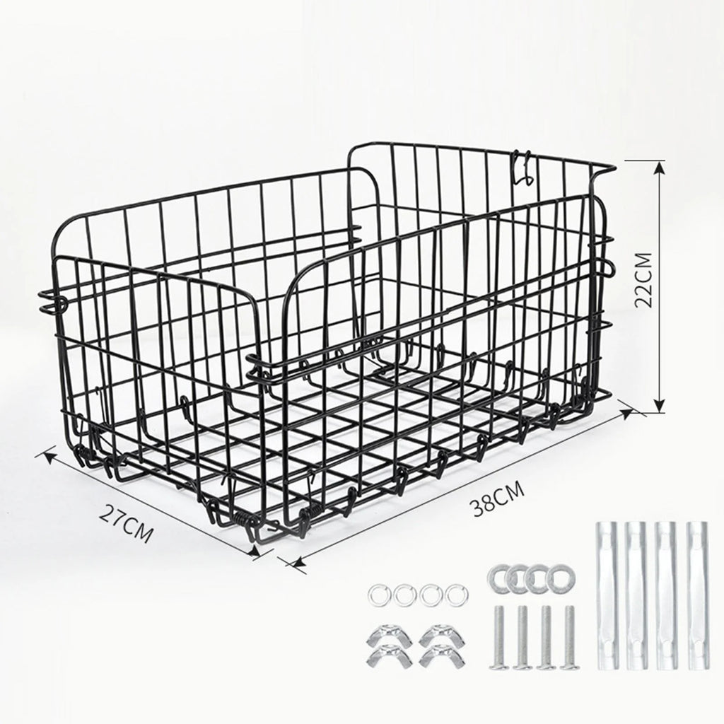 Metal Storage Basket for Bike O464754