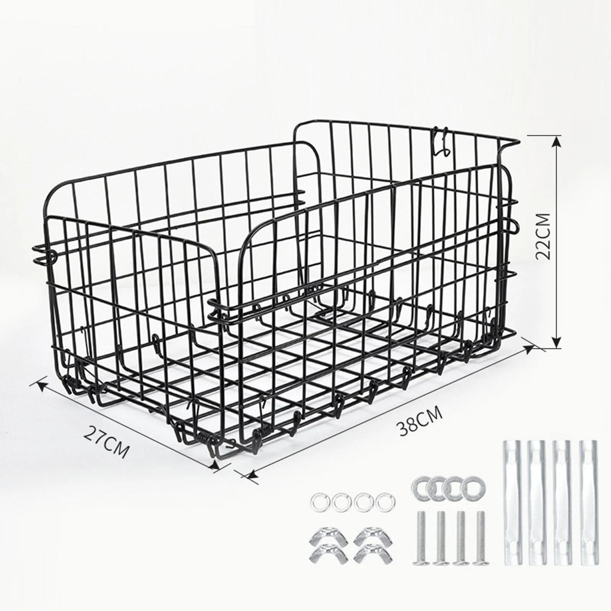 Metal Storage Basket for Bike O464754