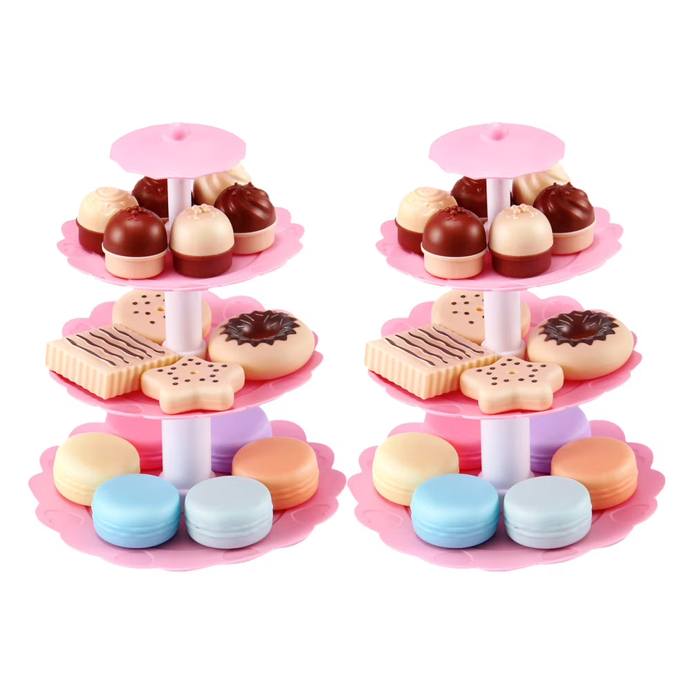 Kids Simulation Macaron Cake Toys D207069