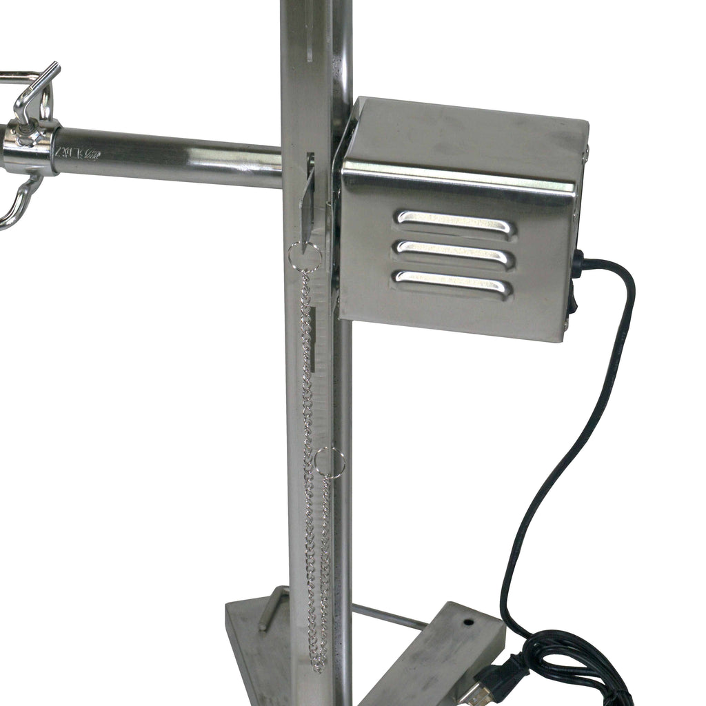 Stainless Steel Open Fire Rotisserie System Tripod Y195