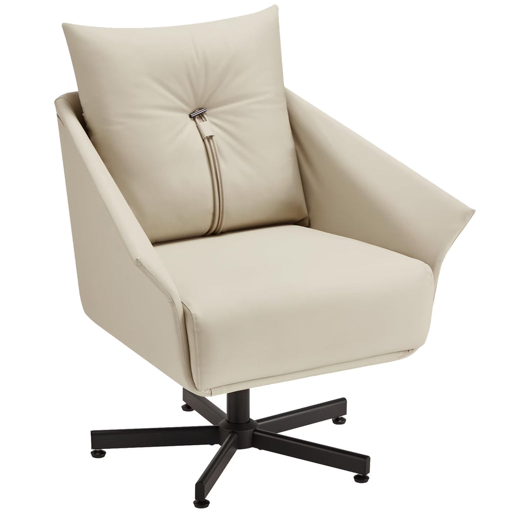 Swivel Armchair Upholstered with Metal Legs D7366