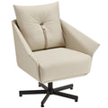 Swivel Armchair Upholstered with Metal Legs D7366
