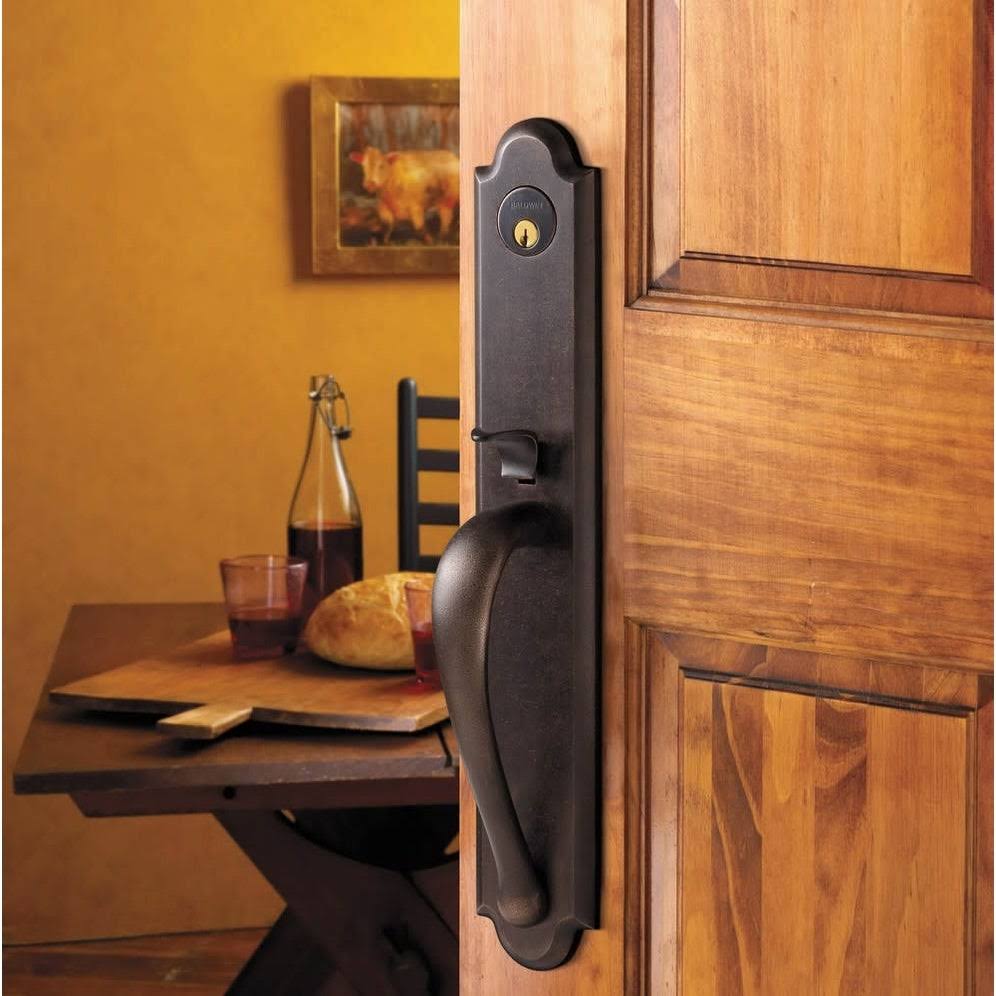 Satin Black Full Handleset D7150