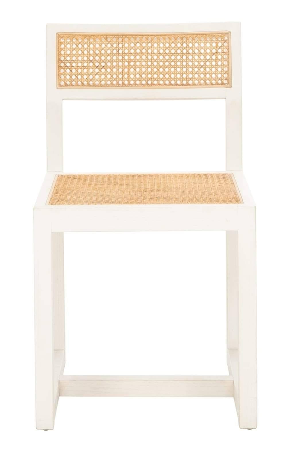 Black/Natural Cane Dining Chair I48354