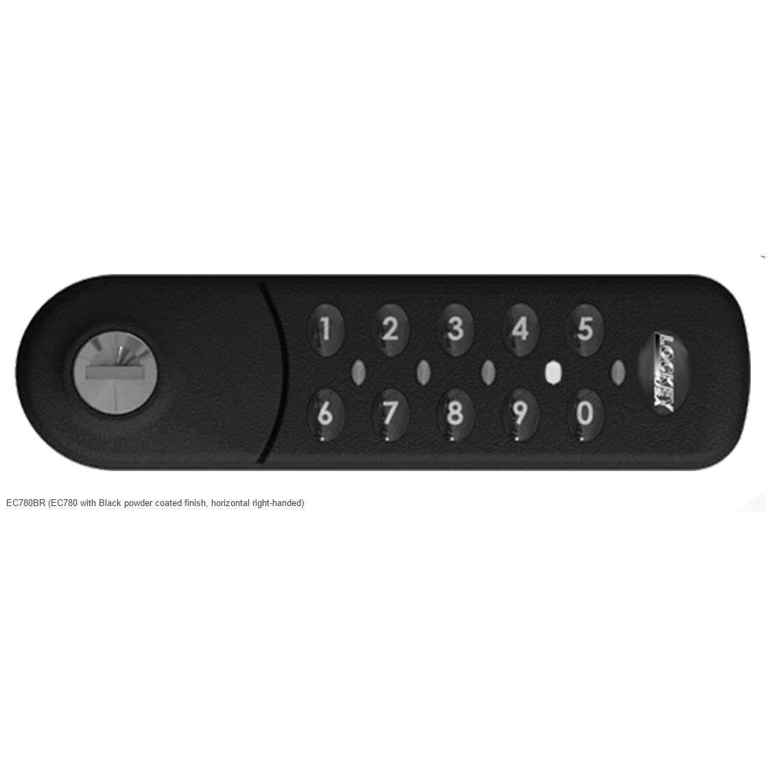 White Digital Combination Electronic Cabinet Lock A6913