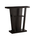 Cappuccino Finish Hollow Core Accent Table J7662