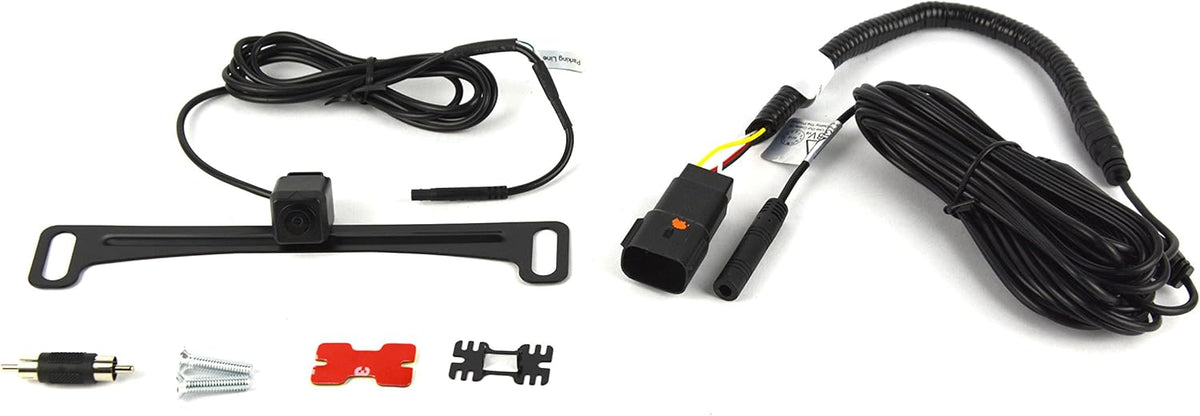 Dual Mount License Plate Backup Camera with Factory Tailgate Harness B209787