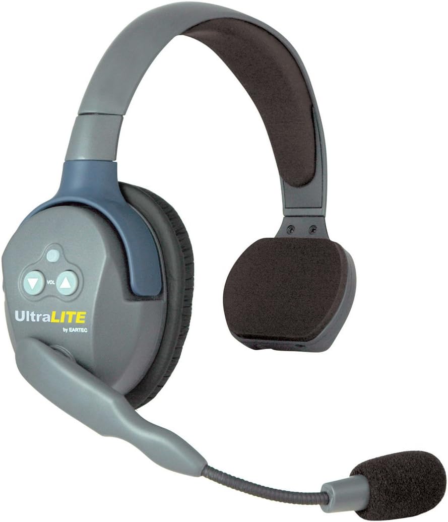 5 Person Wireless Communication Headset System with HUB Mini Base Transceiver Q27511