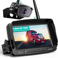 Wireless Backup Camera with 7 Inch Monitor, IP69 Waterproof, Support 2 Cameras R509182