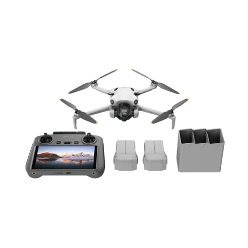 Folding Mini-Drone with 4K HDR Video Camera, 2 Extra Intelligent Flight Batteries Plus O493