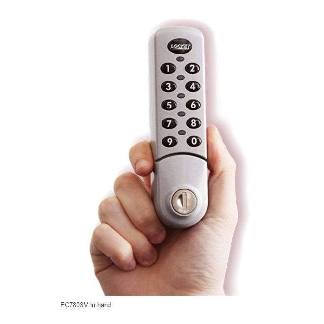 White Digital Combination Electronic Cabinet Lock A6913