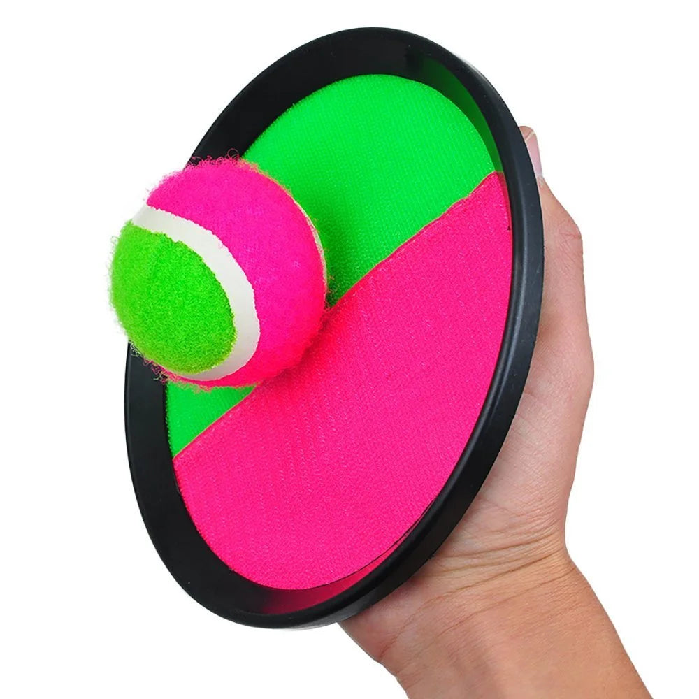 Toss and Catch Ball Game with Disc Paddles I569