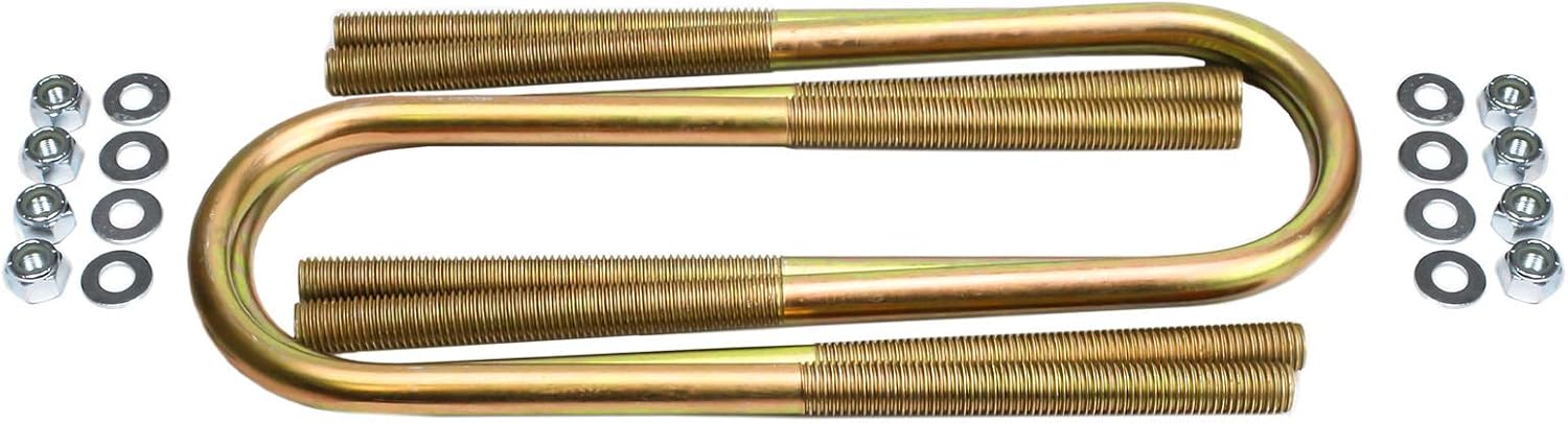 Round U Bolts for 3 1/2" Dia Axle, 13" Long, ZINC, Pack of 2 I725157