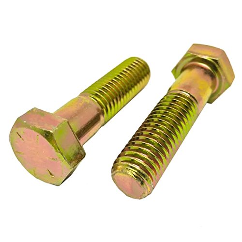 45 pcs Grade 8 Zinc Yellow Plated Steel Hex Cap Screw M70861