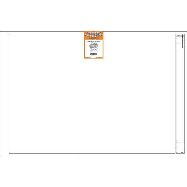 Clearprint Vellum 100 Shts 24x36 Z8766
