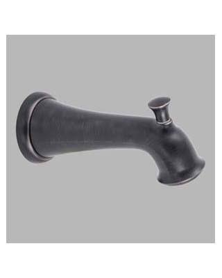Venetian Bronze Tub Spout with Pull-Up Diverter B291