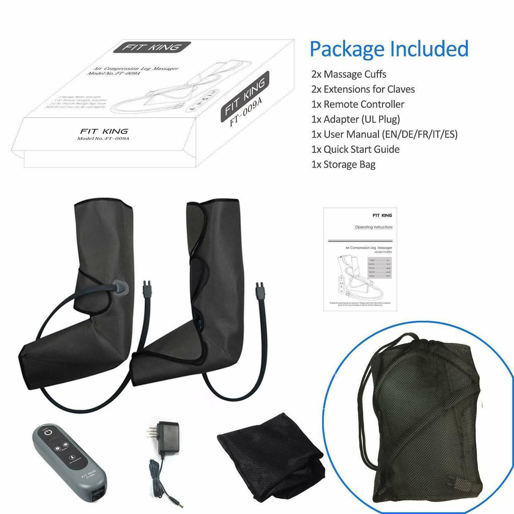Leg Air Massager for Foot and Calf Circulation Massage with Handheld 3 T357156