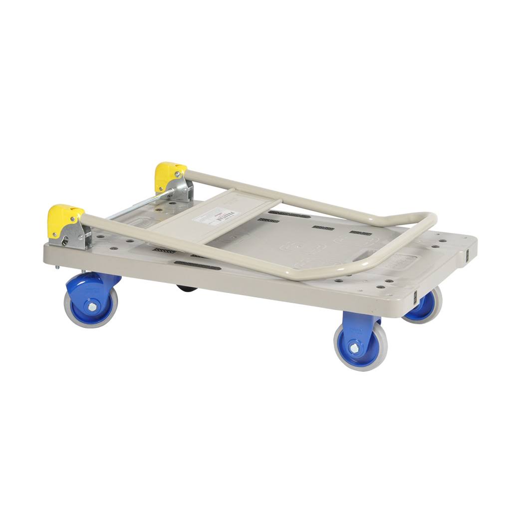 Foldable Plastic Platform Trolley, Load Capacity 300 kg P33343