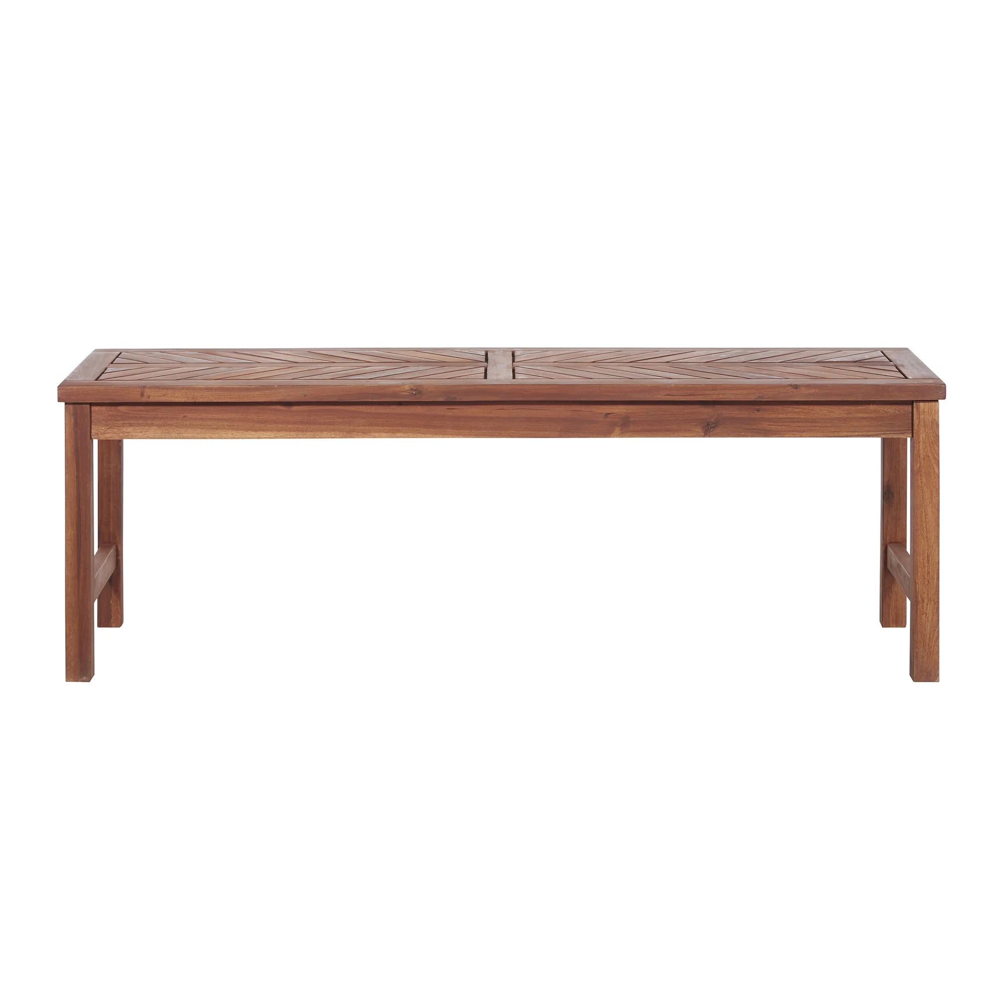 Brown Acacia Wood Bench F414271