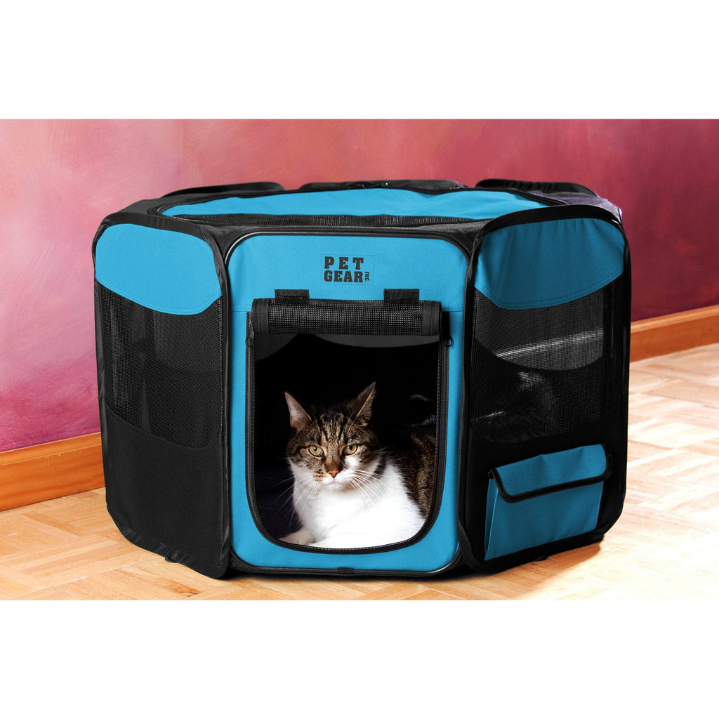 Soft-Sided Pet Pen with Removable Top, Sahara, 42x22 R566