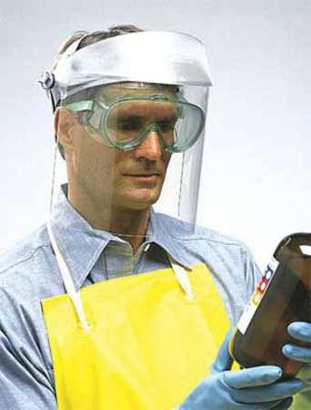 Faceshield Visor, Polycarb, Clr, 8x14in L52774