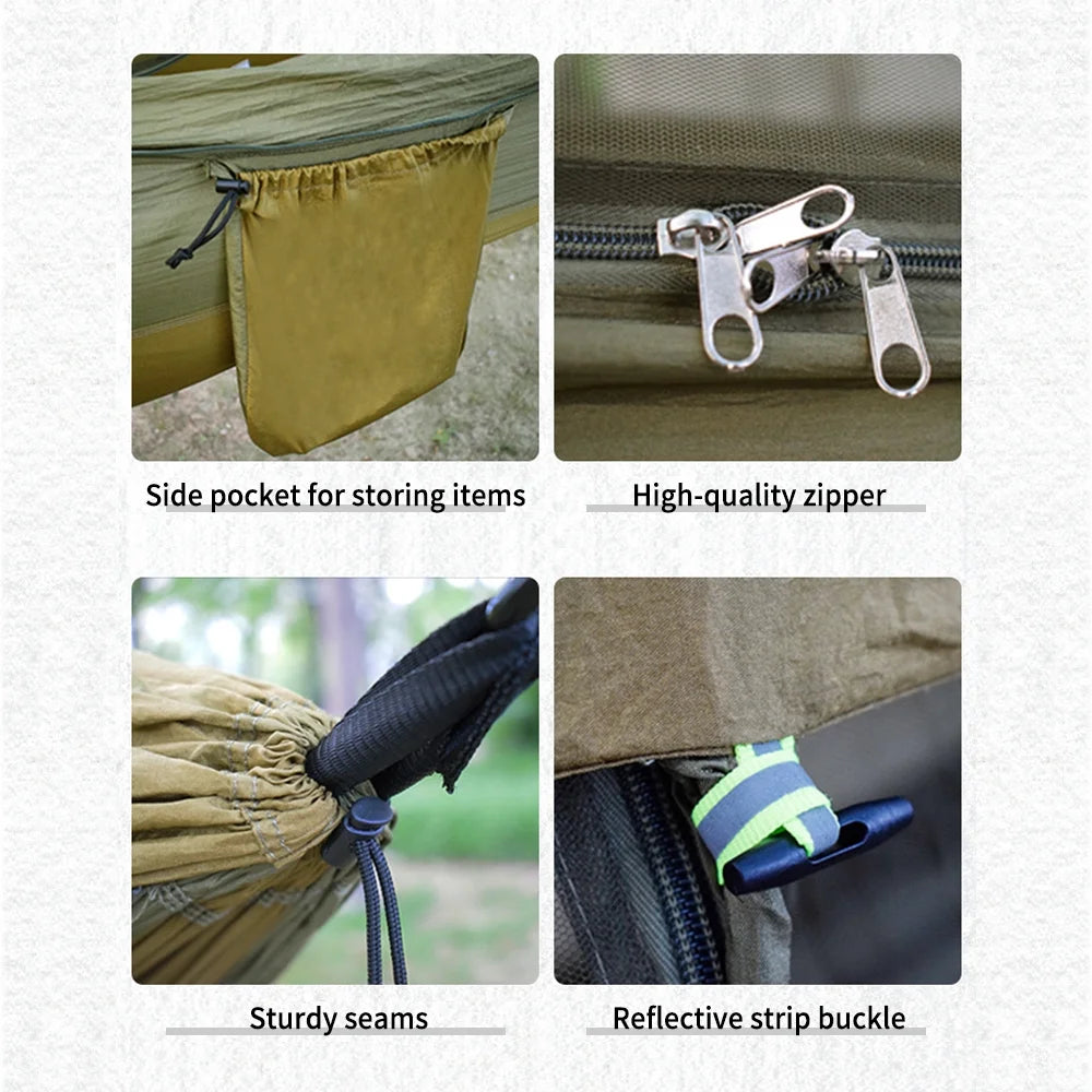 Waterproof Portable Hammock with Mosquito Net N664940