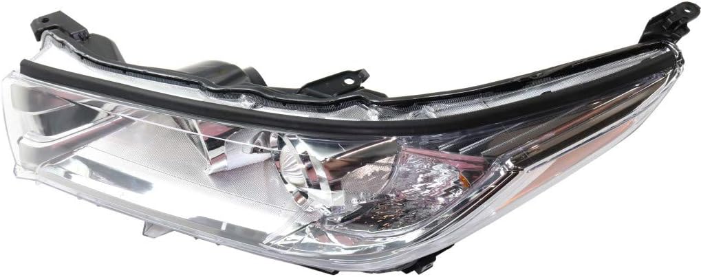 Driver Side Headlight Assembly Chrome Bezel F36479