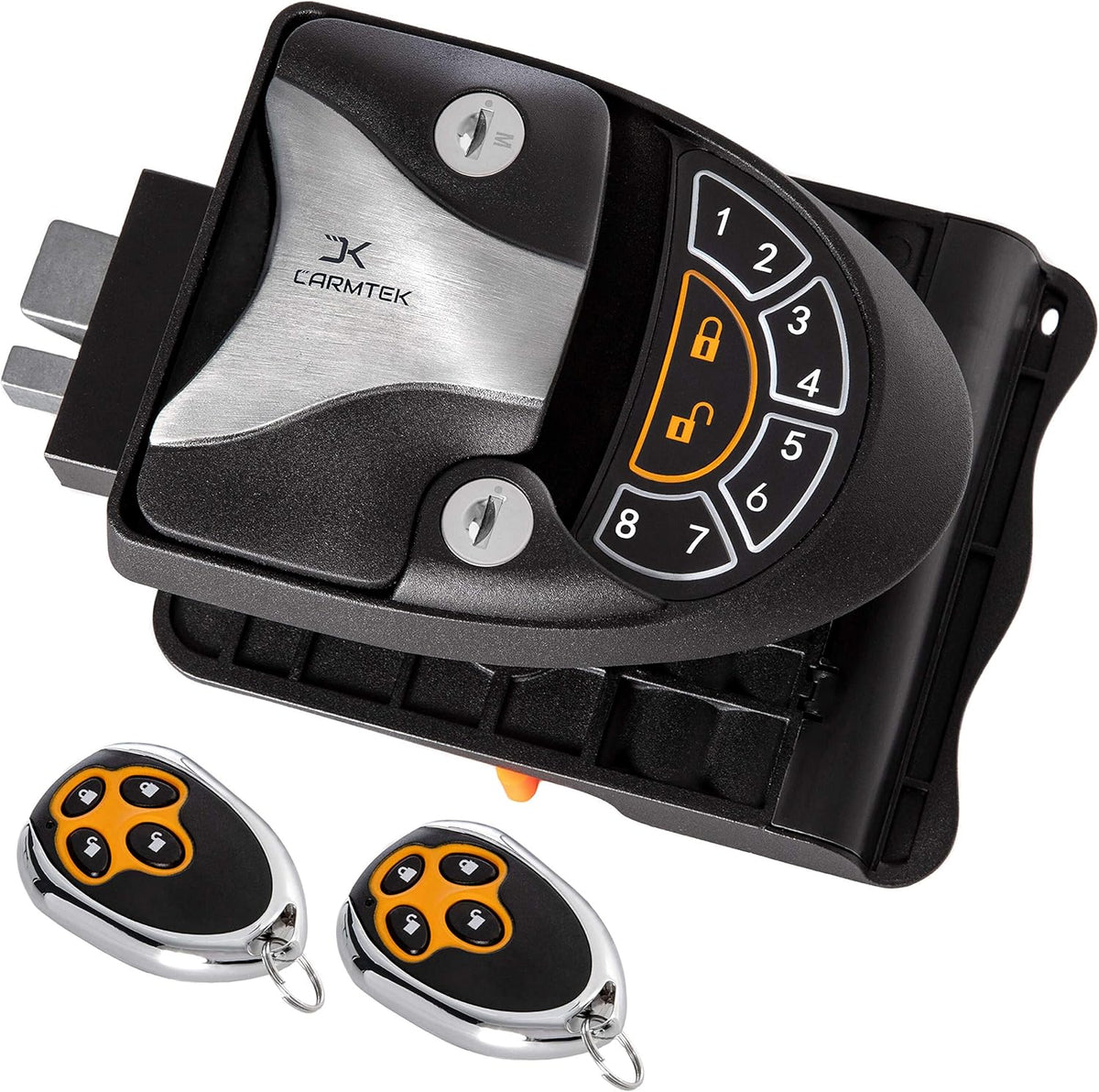 RV Keyless Entry Door Lock Latch Handle with Backlit Keypad M690037
